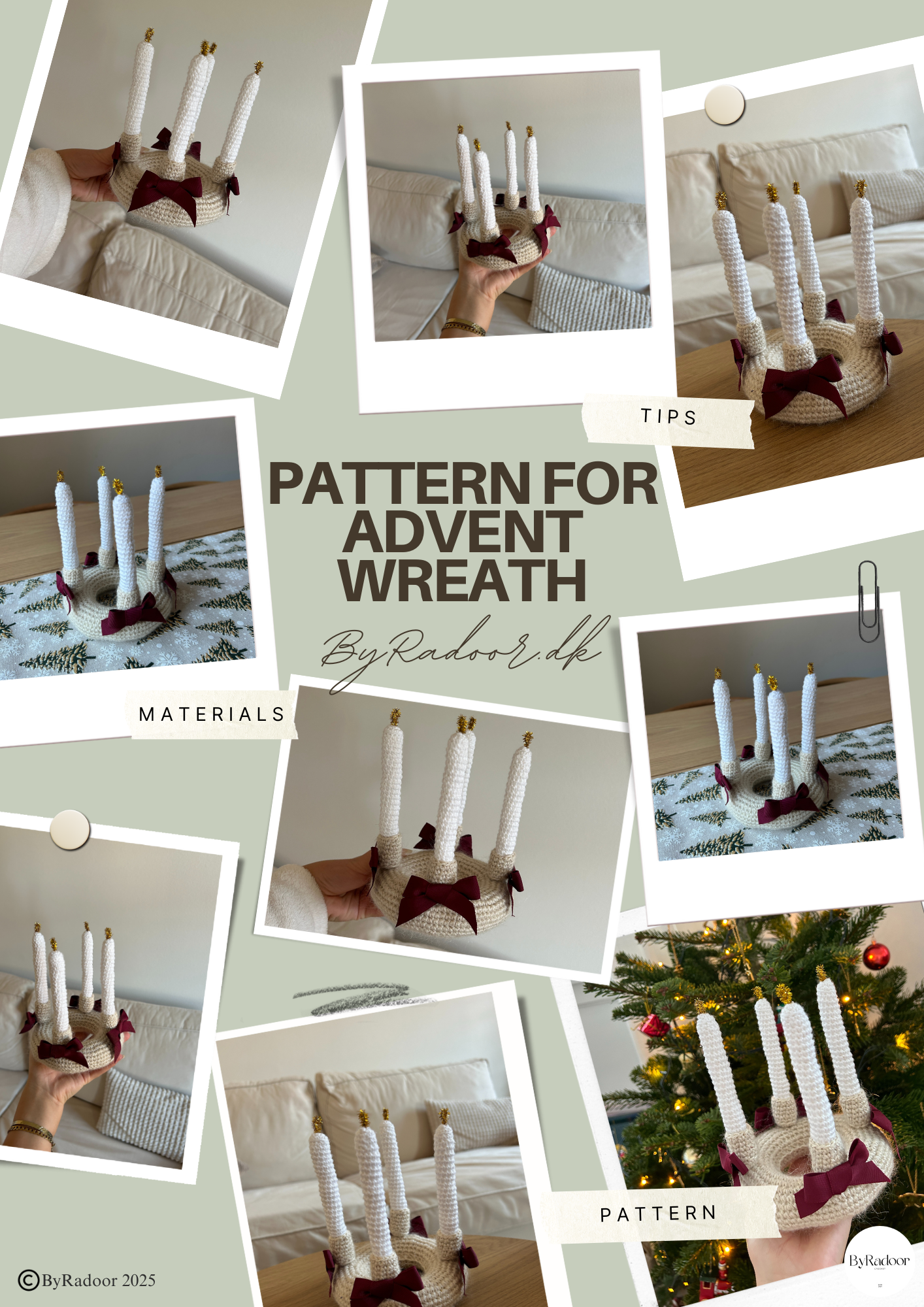 Candle Crochet Pattern - Image 1