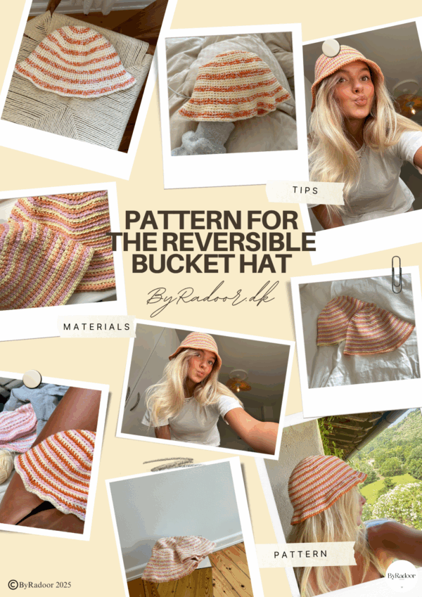 Reversible Bucket Hat Crochet Pattern