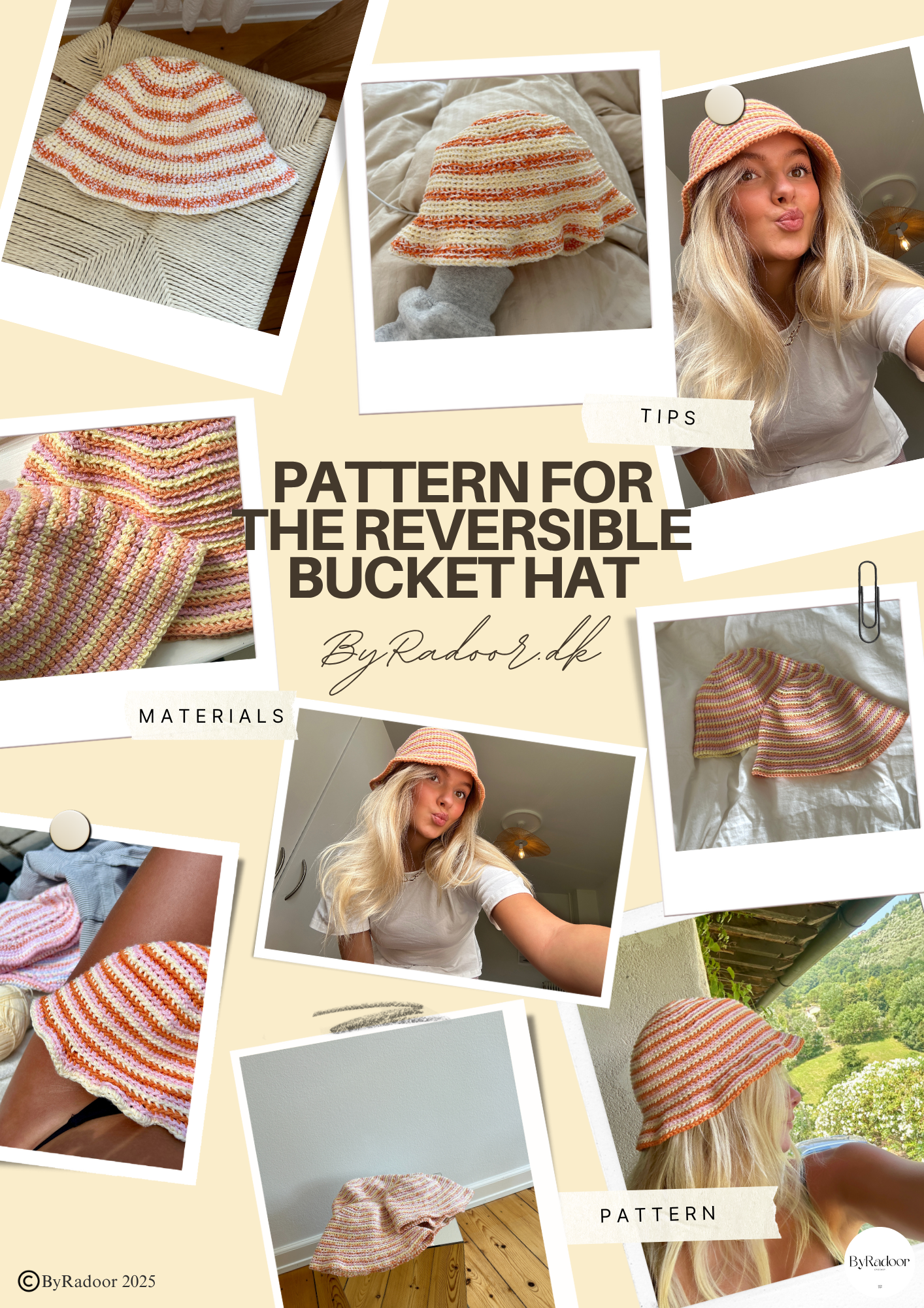 Reversible Bucket Hat Crochet Pattern - Image 1