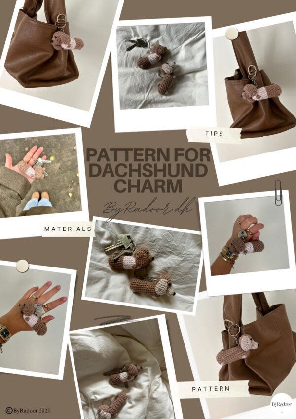 Dachshund Charm Crochet Pattern