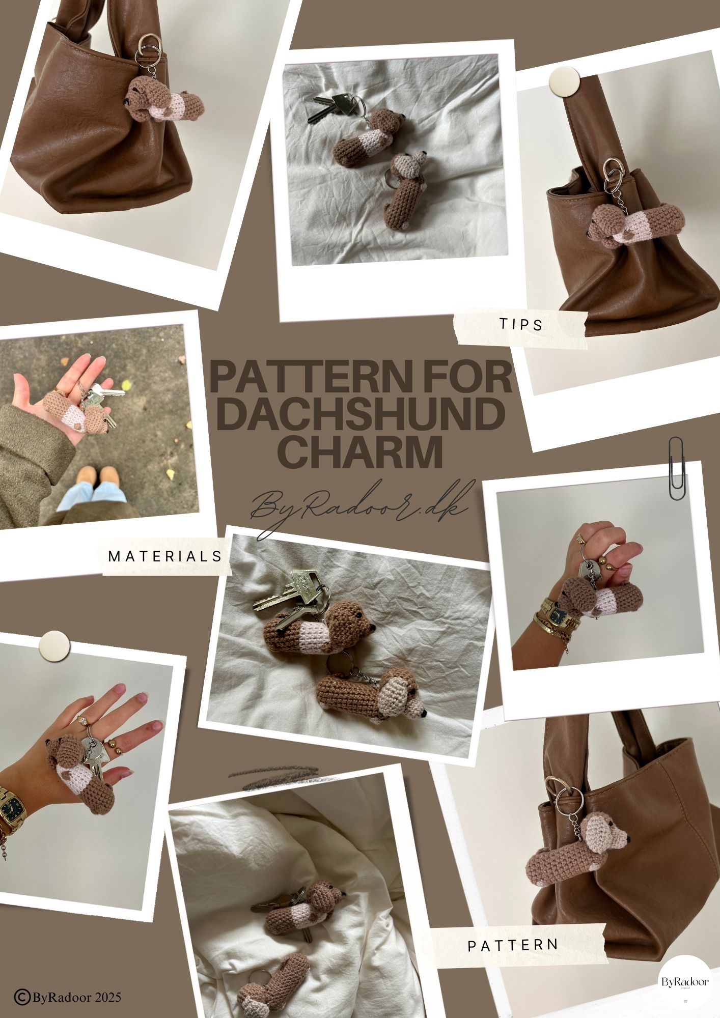 Dachshund Charm Crochet Pattern - Image 1