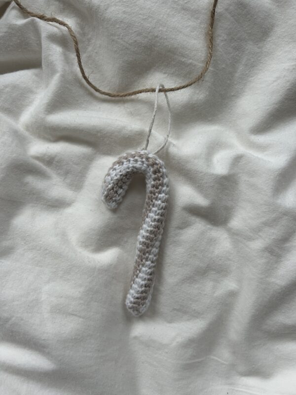 Candy Cane Ornament Crochet Pattern