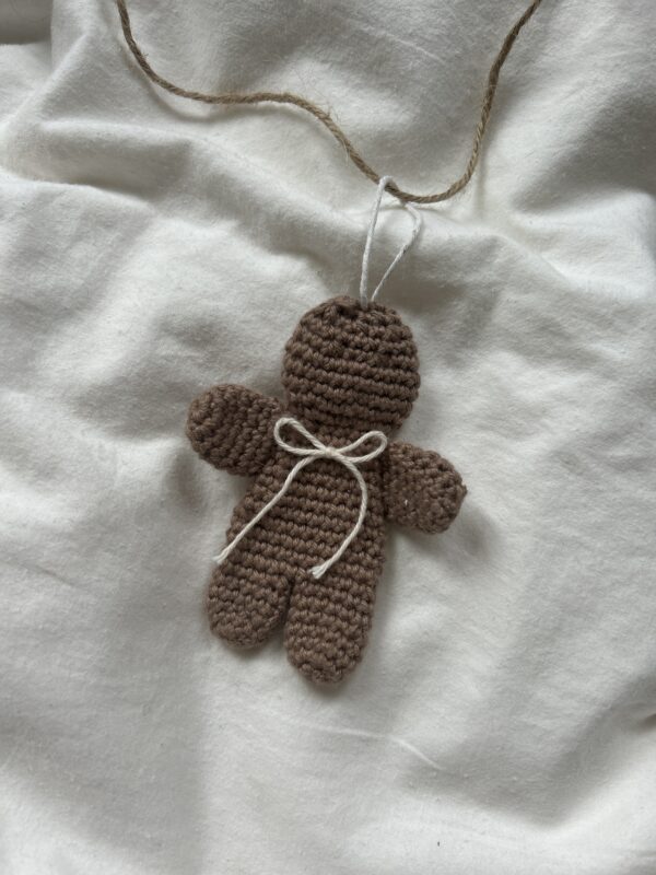 Gingerbread Ornament Crochet Pattern