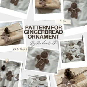 Gingerbread Ornament Crochet Pattern - Image 1