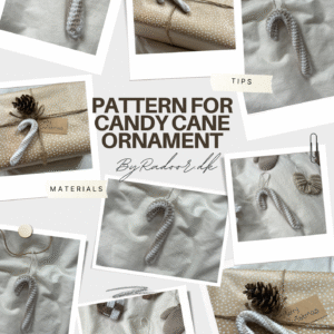 Candy Cane Ornament Crochet Pattern - Image 1