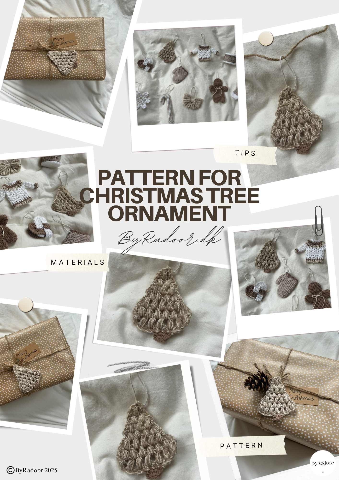 Christmas Tree Ornament Crochet Pattern - Image 1