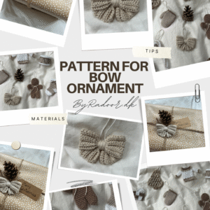 Bow Ornament Crochet Pattern