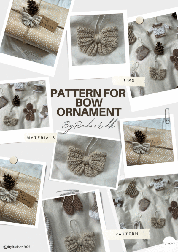 Bow Ornament Crochet Pattern