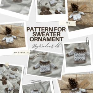 Sweater Ornament Crochet Pattern