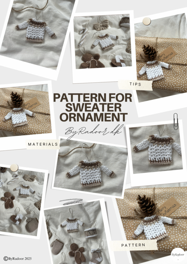 Sweater Ornament Crochet Pattern