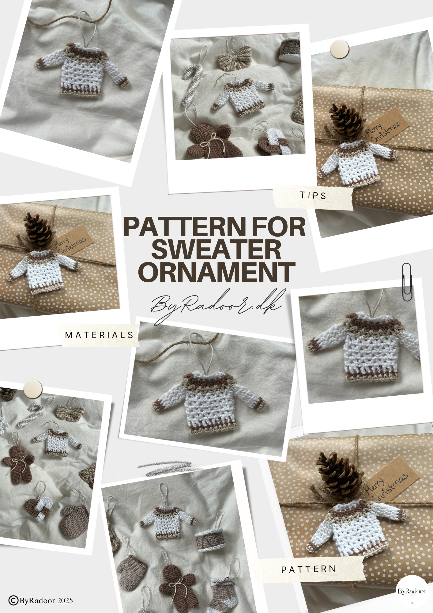 Sweater Ornament Crochet Pattern - Image 1