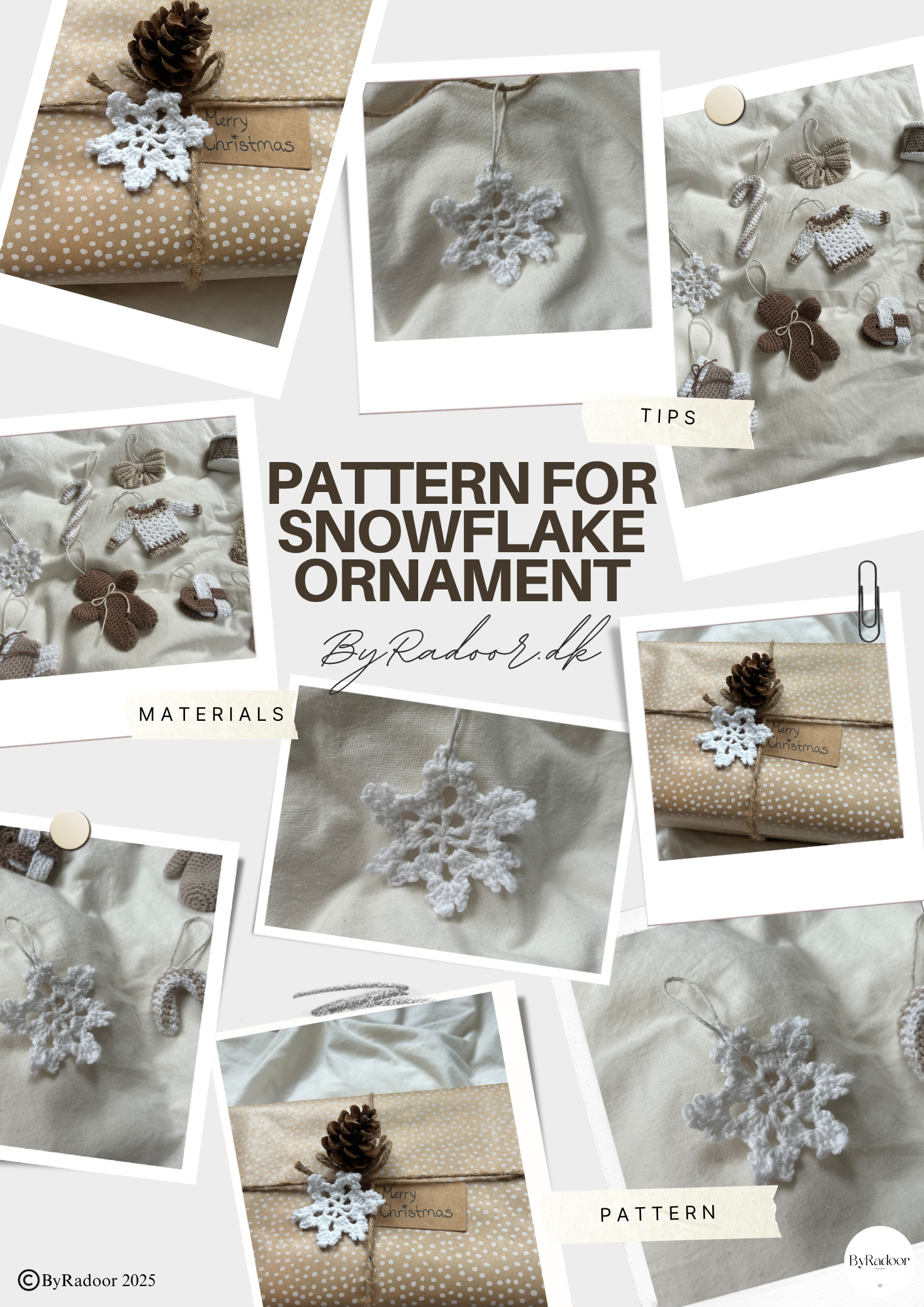 Snowflake Ornament Crochet Pattern - Image 1
